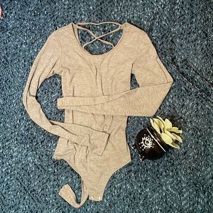 Olive green bodysuit